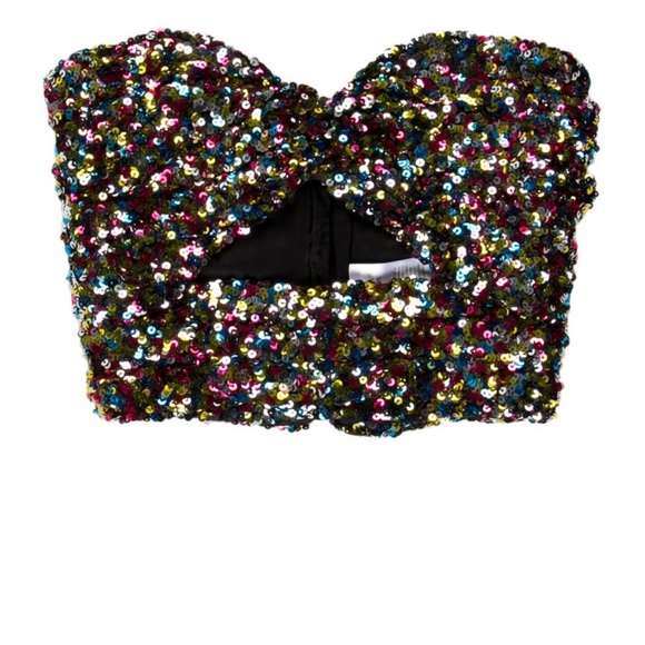 Attics strapless crop top - Picture 1 of 2